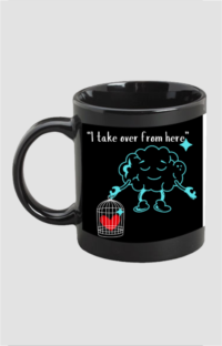 Coffee Mug Black Printed