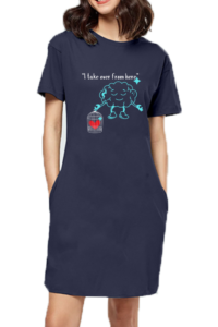 T-Shirt Dress with printed design
