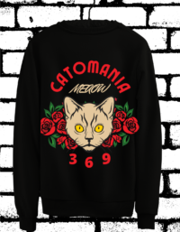 Woman full sleeve hoody CATOMANIA STYLE