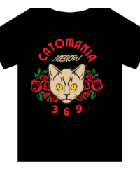 Female Round Neck Half Sleeve Classic, Catomania style