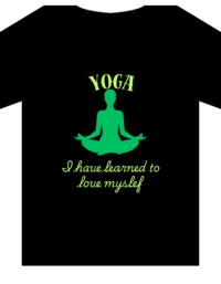 Woman half sleeve Yoga Tshirt